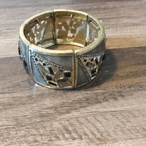 NWT Lia Sophia stretch jeweled bracelet